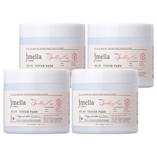 jmella 玫瑰化妝水棉片, 70片, 4罐