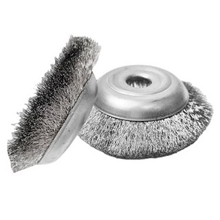 World Clean 不鏽鋼除鏽碗型鋼絲刷 100mm, 2個