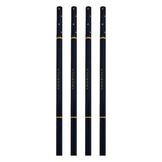 AMORTALS 爾木萄 流星極細雙頭防水眉筆, 04煙燻灰, 4支