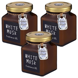 John's Blend 芳香膏 凍狀質地自然揮發, 135g, 3罐, 白麝香