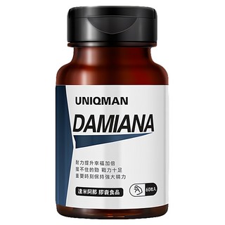 UNIQMAN 優仕曼 達米阿那 膠囊食品, 60顆, 1罐