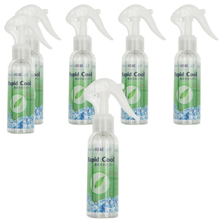 HSAE Rapid Cool 急涼降溫噴劑 綠茶香氛 L-薄荷醇 瞬間降溫 持續力長, 100ml, 6瓶