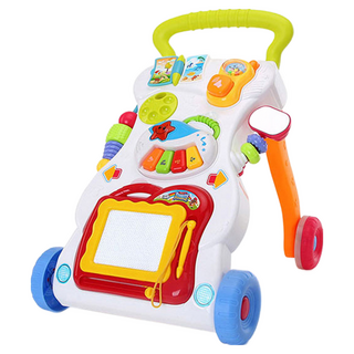 孩子國 多功能遊戲音樂學步車，安全可靠，趣味遊戲，止滑輪子, 1個