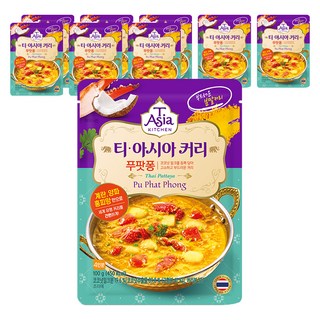 TAsia KITCHEN 椰漿咖哩粉, 100g, 9包