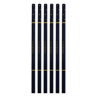 AMORTALS 爾木萄 流星極細雙頭防水眉筆, 04煙燻灰, 6支