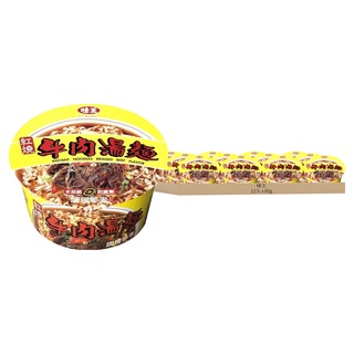 味王 紅燒牛肉湯麵 85g, 12入