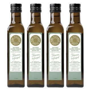 THE VILLAGE PRESS 紐西蘭廚神系列 頂級冷壓初榨義式香蒜風味橄欖油, 250ml, 4瓶