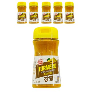OTTOGI 不倒翁 薑黃粉, 140g, 6罐