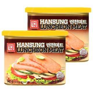 HANSUNG ENTERPRISE 韓式經典午餐肉, 2罐, 340g
