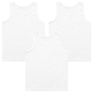 Base Alpha Essential 女童100%純棉日常背心3件組