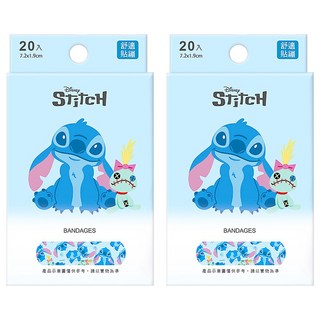 ONEDER 旺達棉品 星際寶貝史迪奇系列貼繃, 20片, 2盒