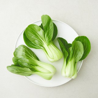 유기농 인증 청경채, 1개, 200g