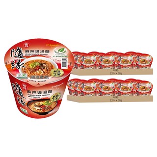 味丹 隨緣 麻辣燙湯麵 58g, 24入