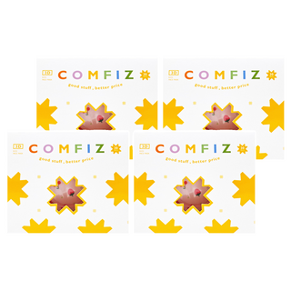 康菲 幼幼3D醫療口罩 1~3歲, 30片, 草莓甜不甜 白色 + 粉色, 4盒