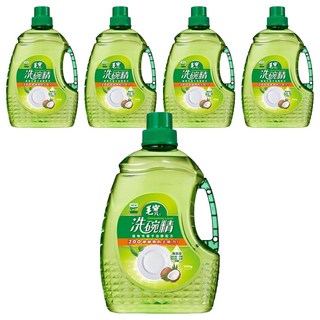 毛寶 洗碗精 植物性椰子油配方, 3kg, 5瓶