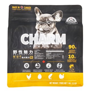CHARM 野性魅力 幼犬配方乾飼料, 雞肉, 1kg, 1袋