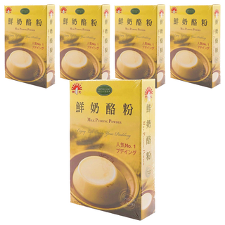 新光洋菜 鮮奶酪粉，6份, 100g, 5盒