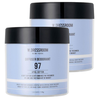 W.DRESSROOM 室內芳香劑 110g 衣物/空間除臭, No.97 April Cotton, 2罐