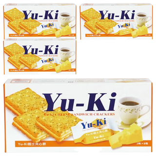 Yu-Ki 起士夾心餅, 150g, 4盒