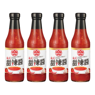 牛頭牌 泰式甜辣醬，道地泰式風味, 345g, 4瓶