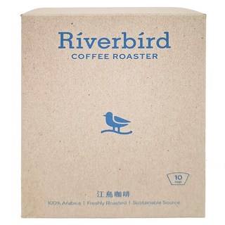 Riverbird 江鳥咖啡 長愛 濾掛式咖啡 核果/堅果/巧克力風味, 10g, 10包, 1盒