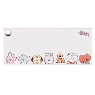 BT21 多功能暖桌墊 DSHJ-S-2108, 紫色, 320 x 800 x 2.5mm, 1個