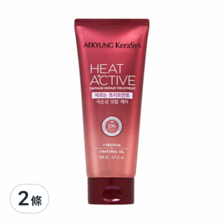 KERASYS Heat Active 熱活極度損傷吹整精華, 200ml, 2條