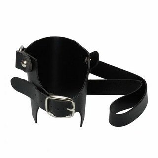 可調式皮革手提杯套, 黑色, 1個