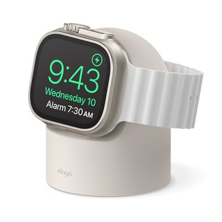 elago W2 Apple Watch 充電座 全型號通用, 石色