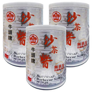 牛頭牌 沙茶醬 萬用料理醬 燉煮燒烤沾醬都適合, 250g, 3罐