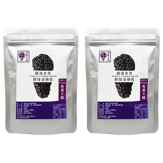 果乾小弟 鮮採桑椹乾 口味甘甜 果香濃郁 黑桑椹製成 營養價值高 解饞泡茶兩相宜, 65g, 2包