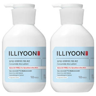ILLIYOON 一理潤 神經醯胺舒敏乳液 無香, 350ml, 2個