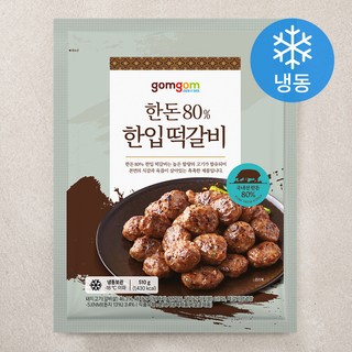곰곰 한돈 80% 한입 떡갈비 (냉동), 510g, 1개