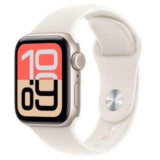 Apple 2025 Watch SE 3, 星光色, 40mm, GPS + 行動網路