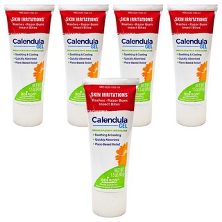 BOIRON 布瓦宏 金盞花凝露 Calendula Gel 添加法國原產金盞花萃取 清涼舒緩清爽吸收 無添加香精、色素配方, 5條