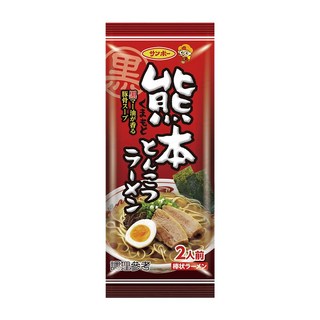 三寶 棒狀熊本豚骨風味拉麵 可搭配多種料理 濃郁湯頭 Q彈滑順, 1包