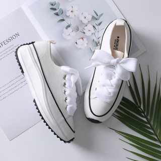 可愛蝴蝶結寬鞋帶增高運動鞋