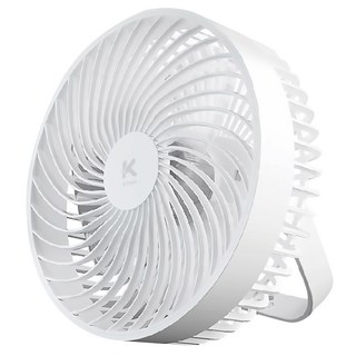 KTnet 廣鐸 TYPEC直插供電立掛小夜燈風扇 F100 6吋 16.6 x 8cm 250g, 白色