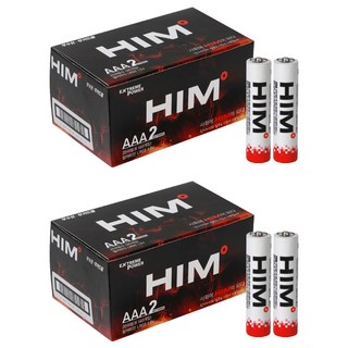 HIM 鹼性AAA電池 散裝, 40入, 2個