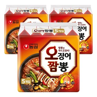 NONGSHIM 農心 魷魚海鮮味湯麵 124g, 15包