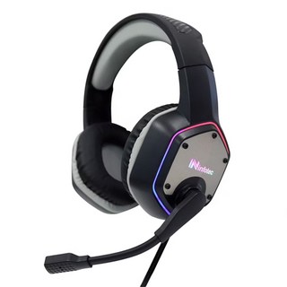 infotec 英富達 全罩式專業電競耳機麥克風 7.1聲道 七彩RGB定光炫亮燈 50mm大驅動 USB介面 相容PC/PS4遊戲機, INF-IP-X15, Black