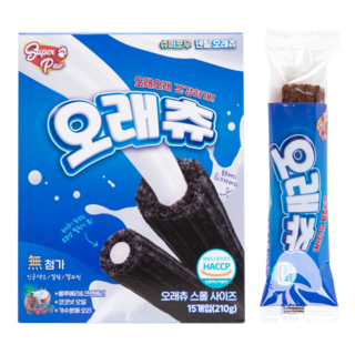 슈퍼포우 강아지 오래츄 덴탈껌, 혼합맛(블루베리/크랜베리), 210g, 1개