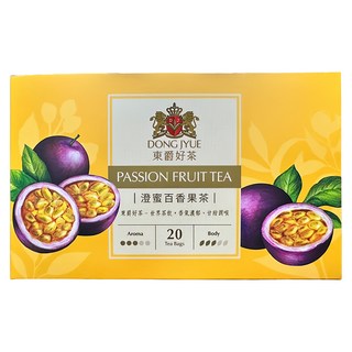DONG JYUE 東爵好茶 澄蜜百香果茶, 2g, 20包, 1盒