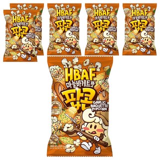 HBAF 蒜香法國麵包口味爆米花, 6個, 80g