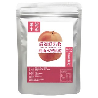 果乾小弟 高山水蜜桃乾, 90g, 1包