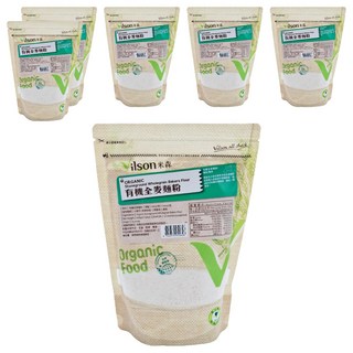 Vilson 米森 有機全麥麵粉, 500g, 6包