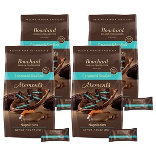 Bouchard 比利時焦糖海鹽牛奶巧克力, 4袋, 132g