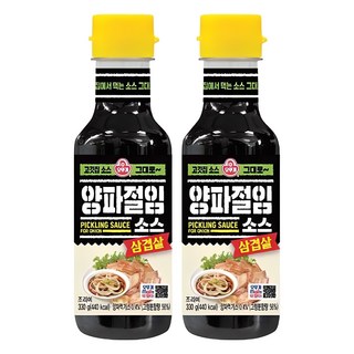 OTTOGI 不倒翁 韓式五花肉專用洋蔥沾醬, 330g, 2瓶