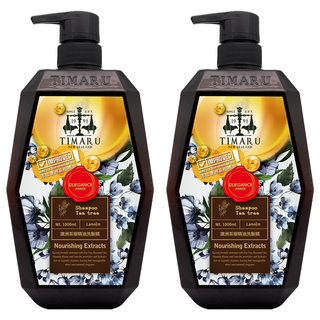 TIMARU 堤瑪露 頭皮調理草本植粹SPA舒活精油洗髮 茶樹, 2個, 1L