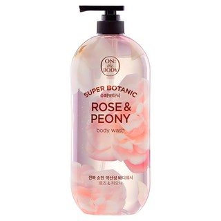 온더바디 수퍼보타닉 바디워시 로즈 앤 피오니향, 900g, 900ml, 1개